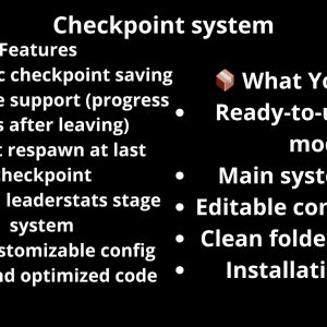 Roblox CheckPoint System